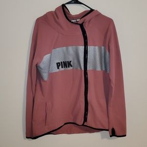 VS PINK stretchy hoodie with thumb holes